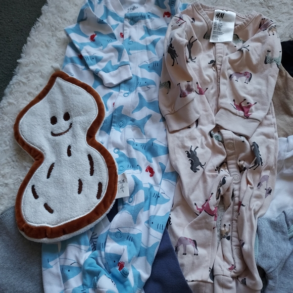 Bundle (25 pc) 6-9mo Multicolor Baby Boy Cool Weather Clothing Lot - Picture 2 of 10